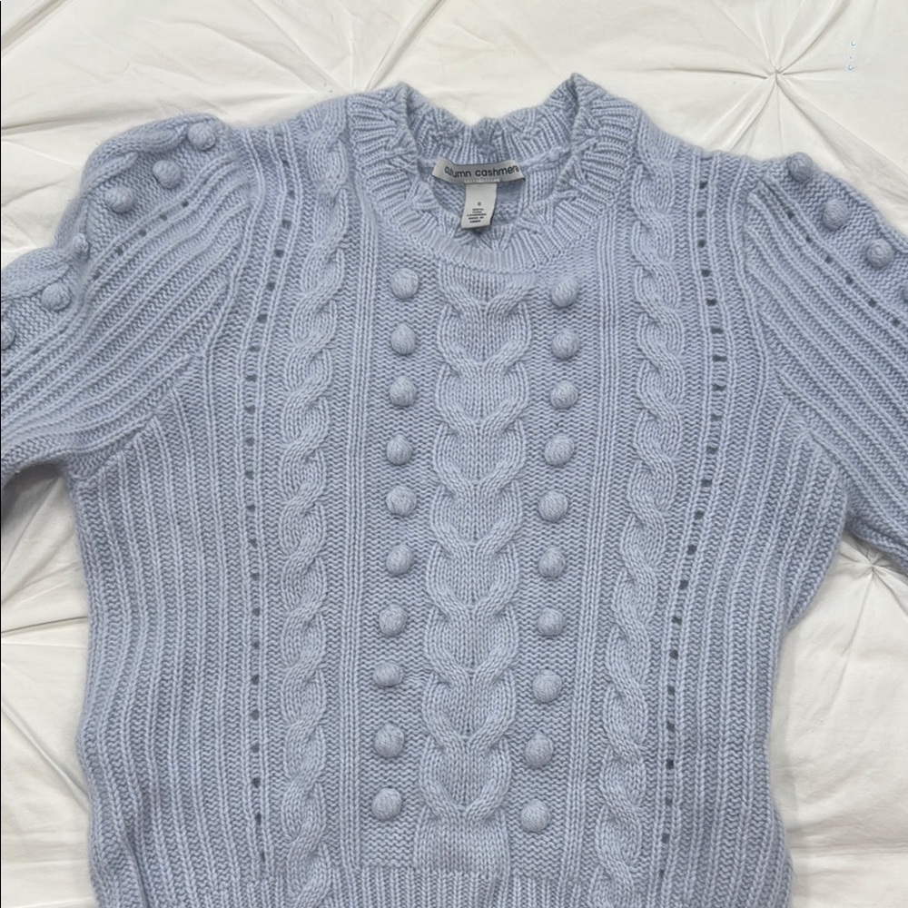 Autumn Cashmere baby blue sweater Small